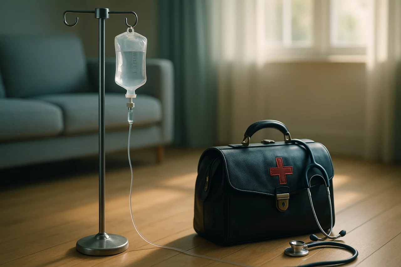 Вывод из запоя на дому — выезд нарколога с капельницей